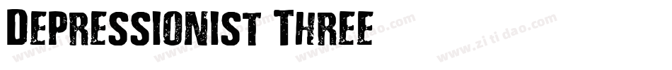 Depressionist Three字体转换